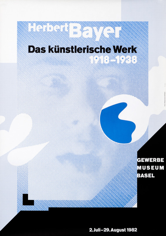 PHOTOGRAPH, MODERN GRAPHICS; BLUE, BLACK, WHITE