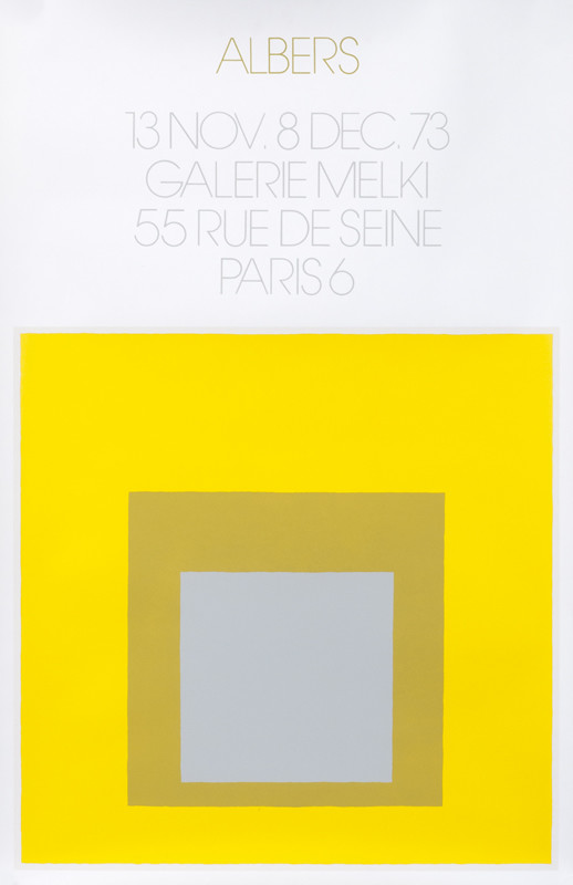 Albers Homage to the Square; yellow