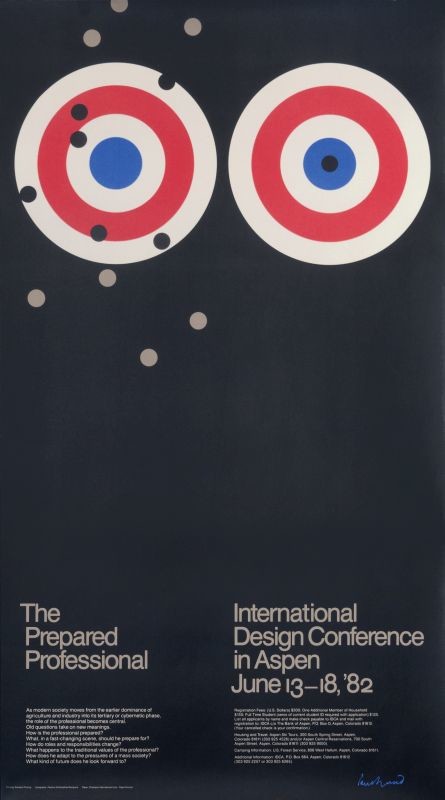 Two targets, one with shots widely distributed and the other in the bulls-eye; red, white, blue, black